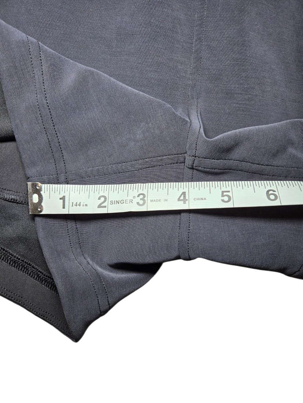 Lululemon Softstreme Kick-Flare Mid-Rise Short 4" - Black - Picture 8 of 8